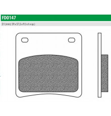 FD0147BT Newfren Колодки тормозные мото