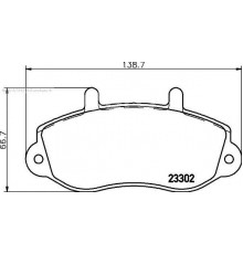 T9075 Pagid Колодки тормозные передние к-кт