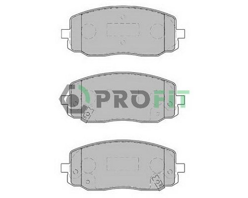 5000-1783 Profit Колодки тормозные передние к-кт