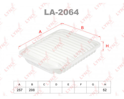 LA-2064 Lynx Фильтр воздушный