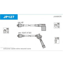 JP127 Janmor Провода высокого напряж. к-кт для Suzuki Wagon R+(EM) 1998-2000