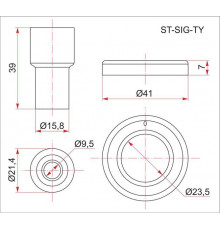 ST-SIG-TY SAT Наконечник свечи зажигания