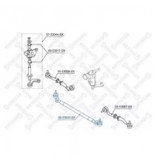 55-53006-SX Stellox Тяга рулевая средняя