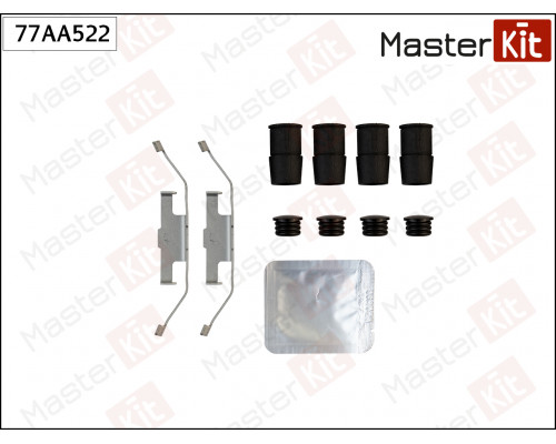 77AA522 Master Kit Пружина заднего суппорта