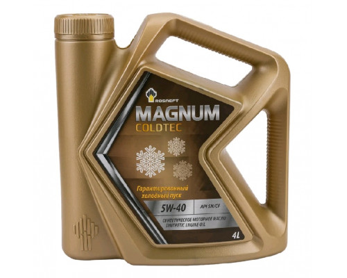 Масло ROSNEFT MAGNUM COLDTEC 5W40 4Л