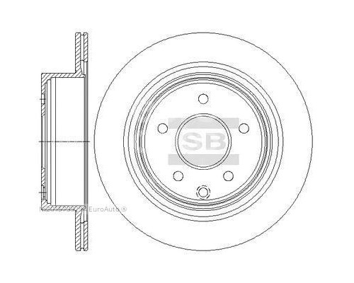 SD4241 HI-Q Диск тормозной задний