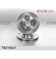 TB219421 FENOX Диск тормозной передний вентилируемый