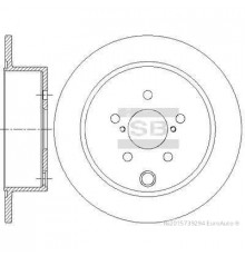 SD4708 HI-Q Диск тормозной задний