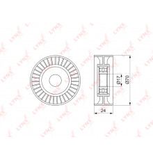 PB-5129 Lynx Ролик-натяжитель