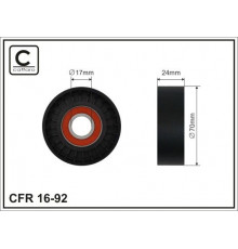 16-92 Caffaro Ролик-натяжитель