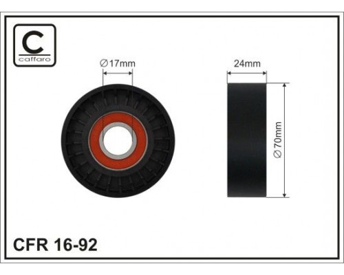 16-92 Caffaro Ролик-натяжитель