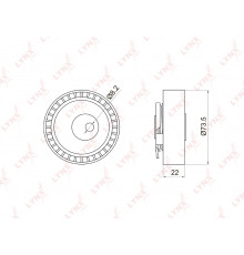 PB-1028 Lynx Ролик-натяжитель ремня ГРМ