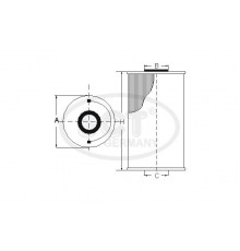 ST765 SCT Germany Фильтр топливный