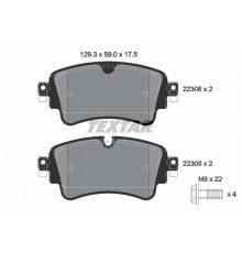 2230801 Textar Колодки тормозные задние дисковые к-кт