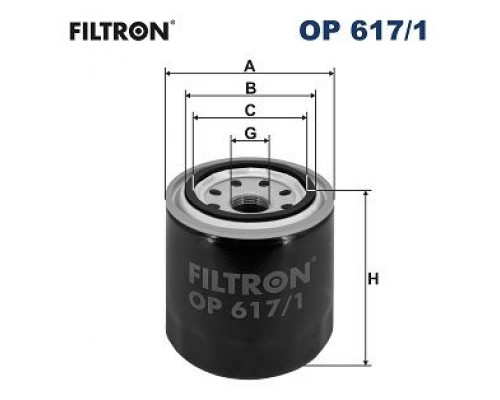 OP617/1 Filtron Фильтр масляный