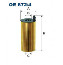 OE672/4 Filtron Фильтр масляный