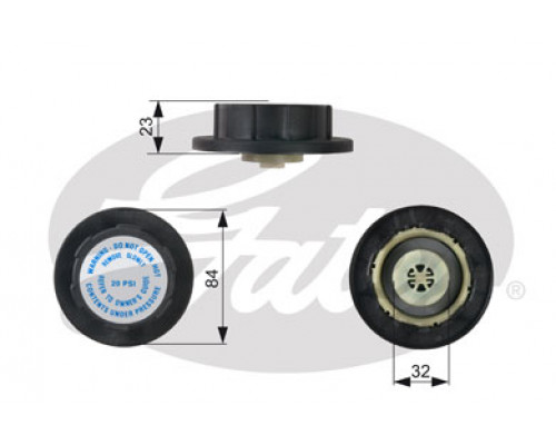 RC242 Gates Крышка расширительного бачка для Mercedes Benz W163 M-Klasse (ML) 1998-2004