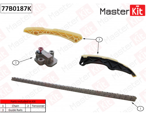 77B0187K Master Kit Цепь ГРМ к-кт