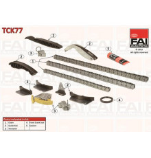 TCK77 FAI AutoParts Цепь ГРМ к-кт