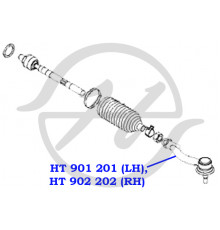 HT902202 Hanse Наконечник рулевой правый
