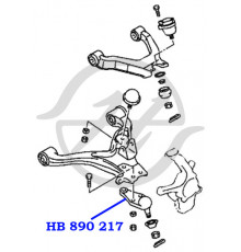 HB890217 Hanse Опора шаровая нижняя передней подвески