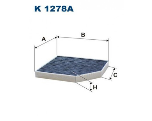 K1278A Filtron Фильтр салона