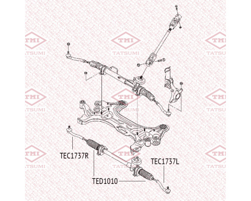 TED1010 Tatsumi Тяга рулевая