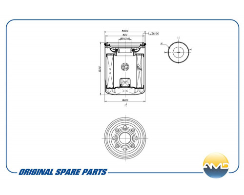 AMD.FL223 AMD Фильтр масляный
