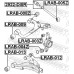 LRAB-008Z FEBEST Сайлентблок заднего верхнего рычага для Land Rover Range Rover Sport 2005-2012