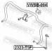 VWSB-004 FEBEST Втулка (сайлентблок) переднего стабилизатора