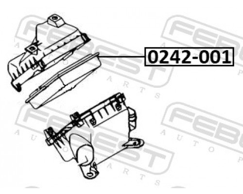 0442-001 FEBEST Фильтр воздушный