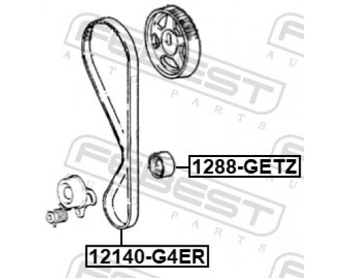 12140-G4ER FEBEST Ремень ГРМ