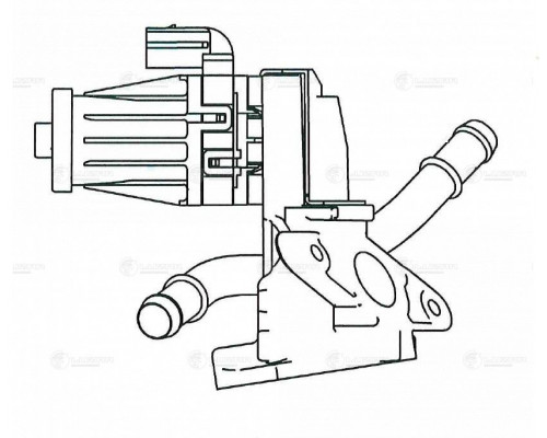 LVEG1005 Luzar Клапан рециркуляции выхлопных газов LVEG1005 Luzar Клапан рециркуляции выхлопных газов