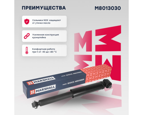 Амортизатор подвески задний RENAULT FLUENCE 09-, MEGANE 08-