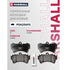 Комплект дисковых колодок передние AUDI Q7 05-; PORSCHE CAYENNE 02-; VOLKSWAGEN TOUAREG 02-