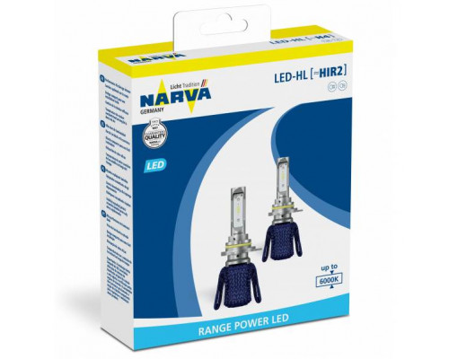 Лампы автомобильные светодиодные NARVA LED H7 6000K X2