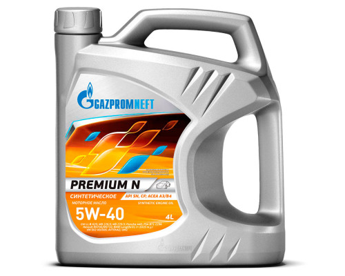 Моторное масло Gazpromneft Premium N 5W-40 (4л.) (2389900144)