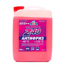 Антифриз AGA Z40 красный G12++ ‎(9.46 л/10 кг)