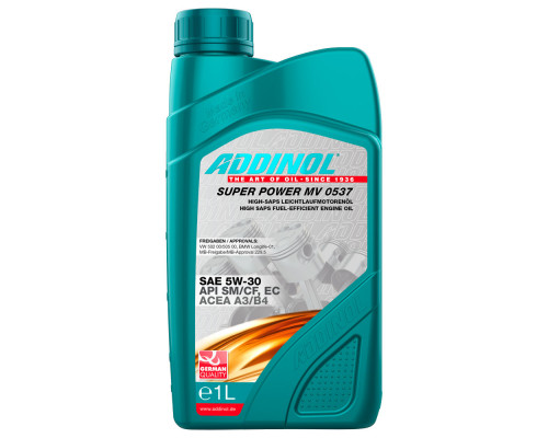 Масло моторное Addinol Super Power MV 0537  5W-30 (1л)