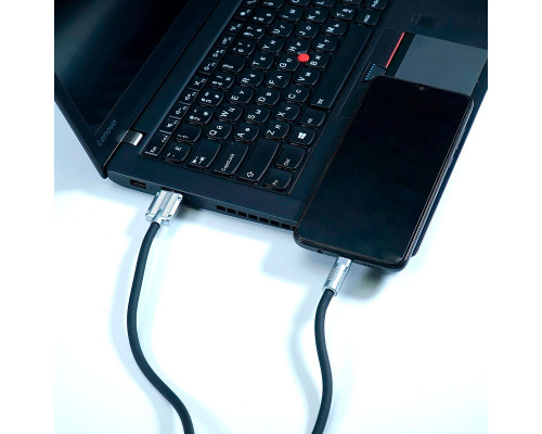 Кабель с силиконовой оплеткой, USB - Type-C, 1м.