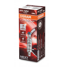Лампа автомобильная OSRAM H1 55 W +150% Night Breaker Laser