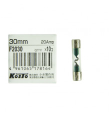 Предохранитель Koito 20A-стеклянный 30mm