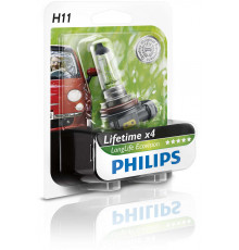 Лампа H11 12V 55W LongLife EcoVision блистер (1шт)
