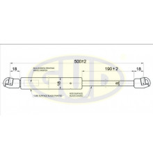 GGS020137 G.U.D Амортизатор двери багажника для Audi Q5 [8R] 2008-2017