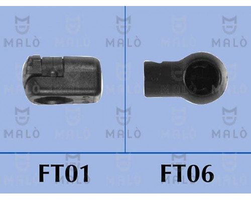 127268 Malo/Akron Амортизатор двери багажника для Seat Ibiza III 2002-2008
