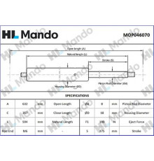 MOP046070 Mando truck Амортизатор капота