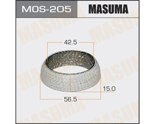 MOS205 Masuma Прокладка глушителя для Toyota Corolla E12 2001-2007