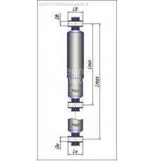 59046P PAAZ Амортизатор задний