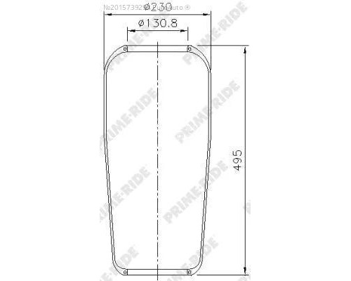 9012 Prime-Ride Воздушная подушка (опора пневматическая)