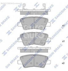 SP1846 Sangsin Колодки тормозные задние дисковые к-кт